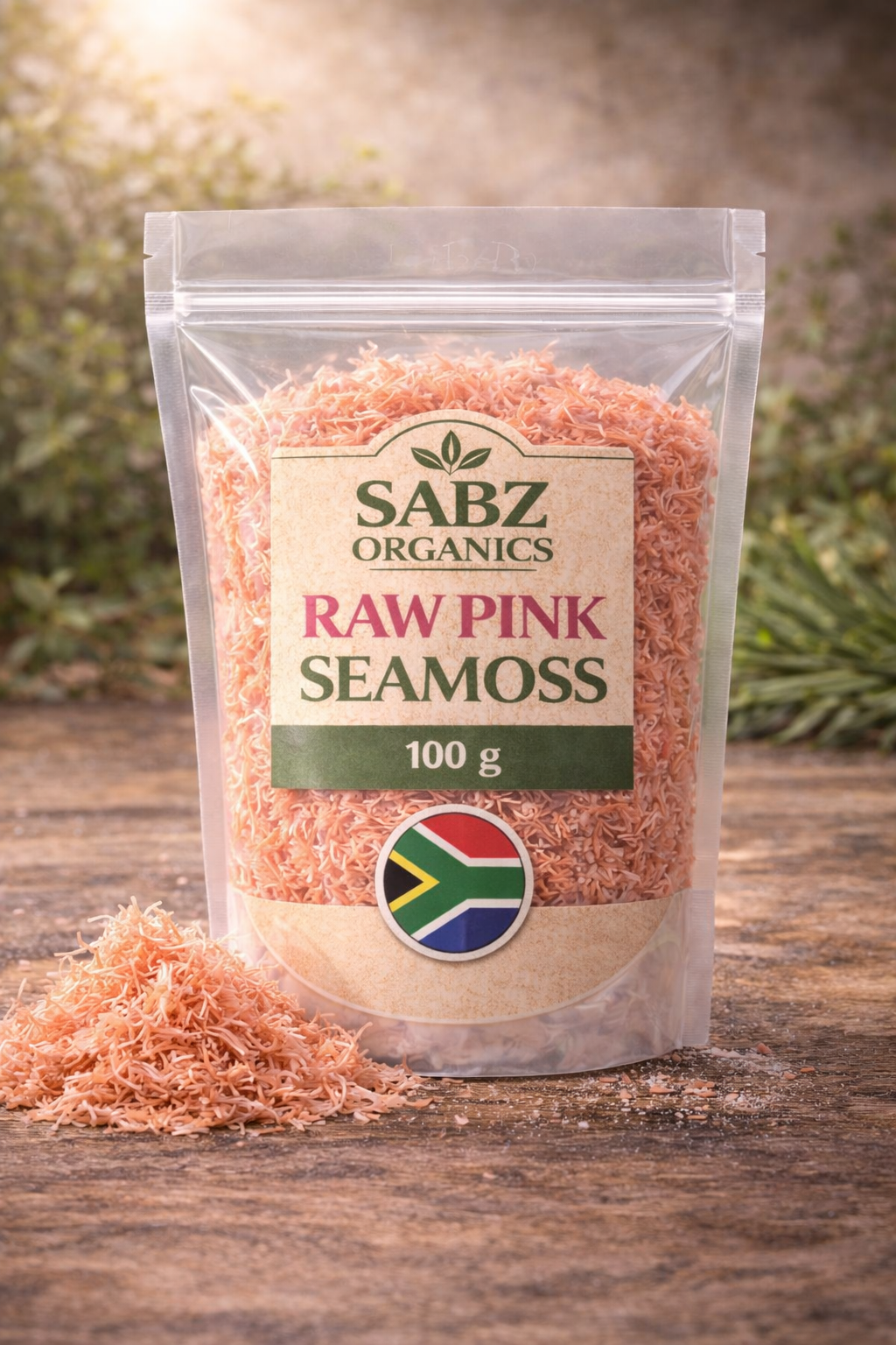 Raw Pink Seamoss — 100g