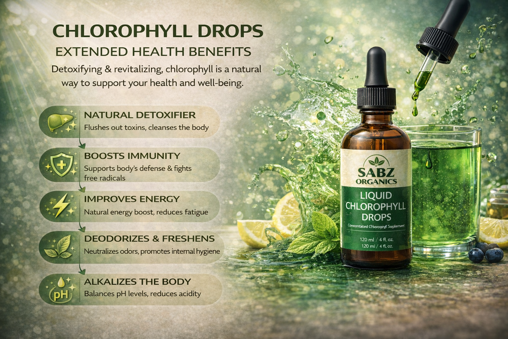 Liquid Chlorophyll Drops (Concentrate) — 120ml